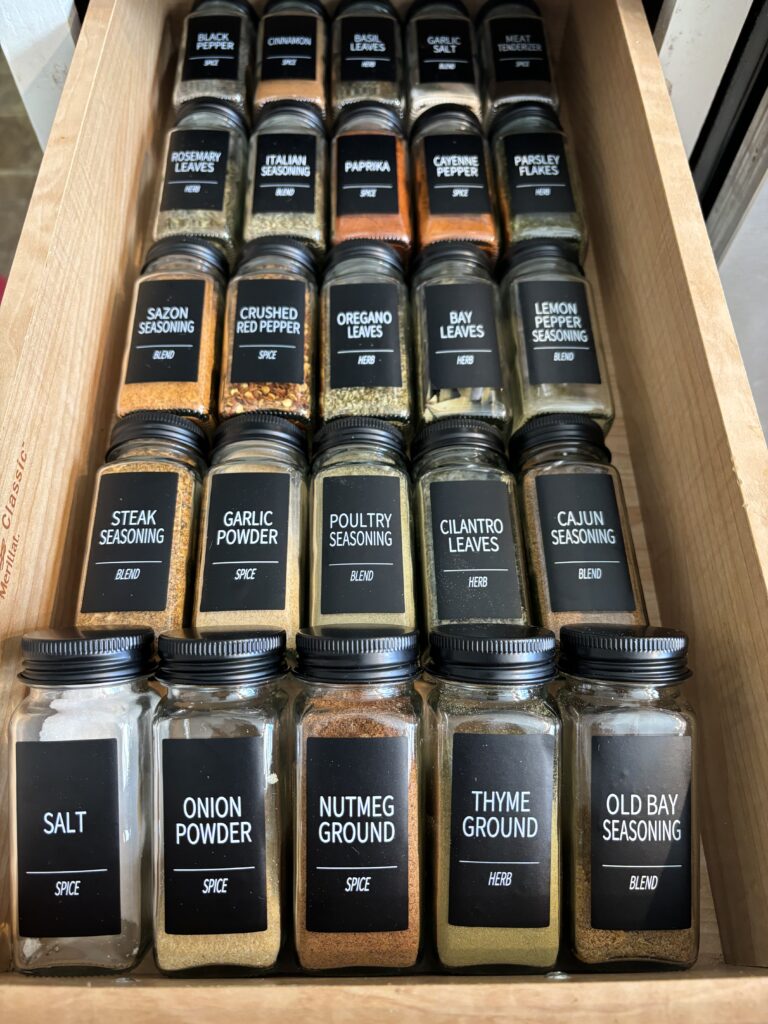 spice organization ideas