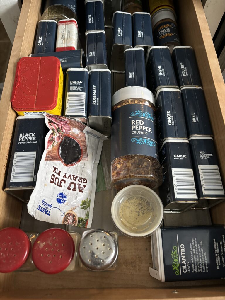 spice organizer for pantry