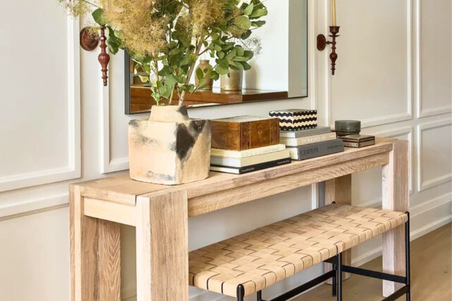 Console Table to use for entryway organization