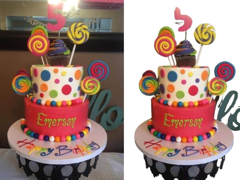 Candy Birthday Cake