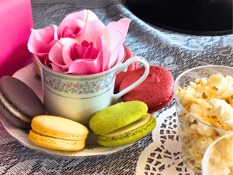 Tea Party Macarons