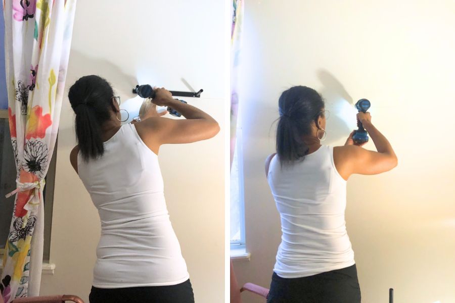 Drilling a hole in the wall